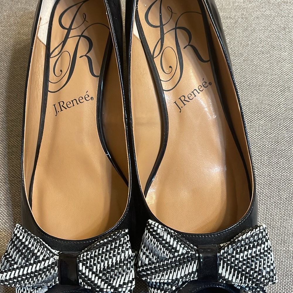 JRenee black patent never worn size 10W originally $85 - Picture 3 of 3